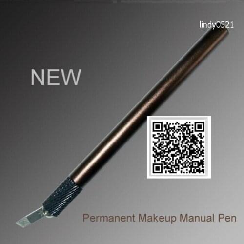 Free Shipping Famous Brand Professional Permanent Makeup Manual Eyebrow Tattoo Pen Famous Brand Make You Fashion