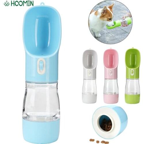 Dog Cat Water Bottle Feeder Portable Pet Outdoor Travel Food Feeding Water Dispenser Dog Water Bottle Pet Supplies