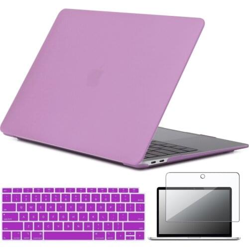 Case for Laptop for MacBook Pro 13 A2338 /Air 13 A2337/Pro 15/Air 11 Hard Protective Cover+US Keyboard Film+Screen Protector