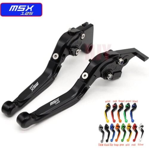 For Honda Grom MSX 125 2014 2015 2016 2017 Adjustable Folding Extendable Levers Set Motorcycle Brake Clutch Levers