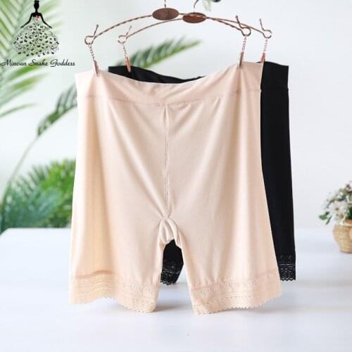 Women Safety Short Sexy Lace Panties Underwear Plus Size Boxer Safety Pant High Waist Lingerie Seamless Breathable Shorts Pant