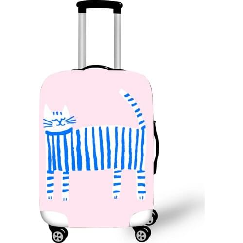 Elastic Luggage Protective Cover Case For Suitcase Protective Cover Trolley Cases Covers 3DTravel Accessories Cat Pattern T10001