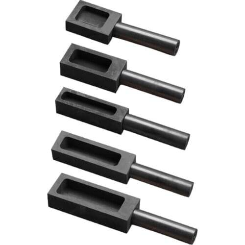 Graphite Trough Processing Crucible for Smelting Gold Silver Bars Mold Release