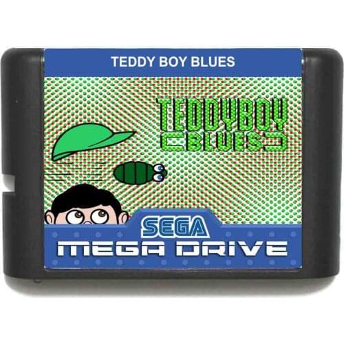 Hottest Teddy Boy Blues 16 bit MD Game Card For Sega Mega Drive For Genesis