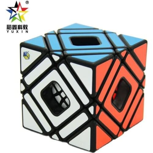 Original YuXin 5x5 Multi Cube Black Magic Cube Zhisheng slipping turn Speed Cube 6cm Professional High Quality Educational Toys
