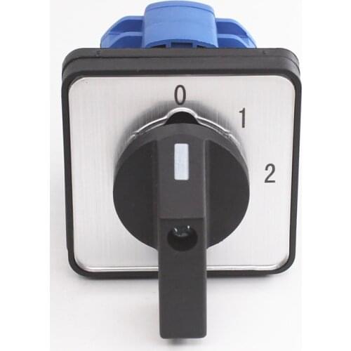 Panel Mount 4-Position Universal Rotary Cam Changeover Switch LW26-20 20A