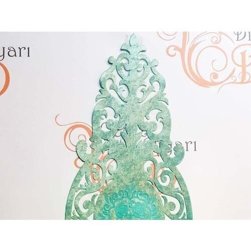 Land Of dowry Roseart Velvet Runner Mint