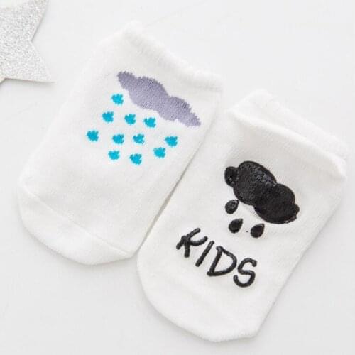 MAYA STEPAN Baby Floor Boy Girl Kid Children Smile Infant Cotton Anti Skid Slip Toddler Slipper Sock Striped Newborn Cheap Stuff