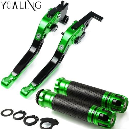 Motorcycle Accessories Handlebar Hand Grips CNC Brake Clutch Levers For Kawasaki NINJA 250/300R Z250 Z300 VERSYS 300X 2008-2017