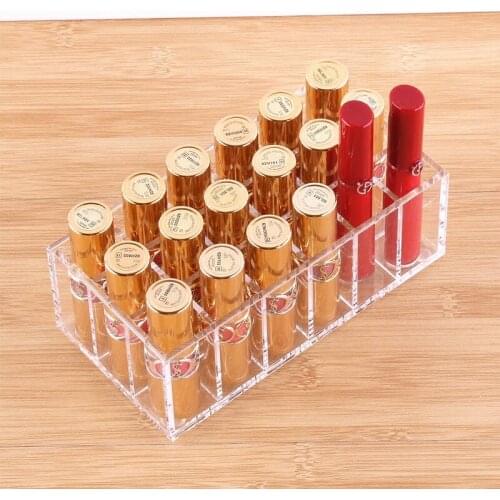 Desktop Pencil Holder Make Up Brushes Holder Transparent Plastic Organizer Box Grids eyebrow Eyeliner Pen Storage Tidy Tool Gift