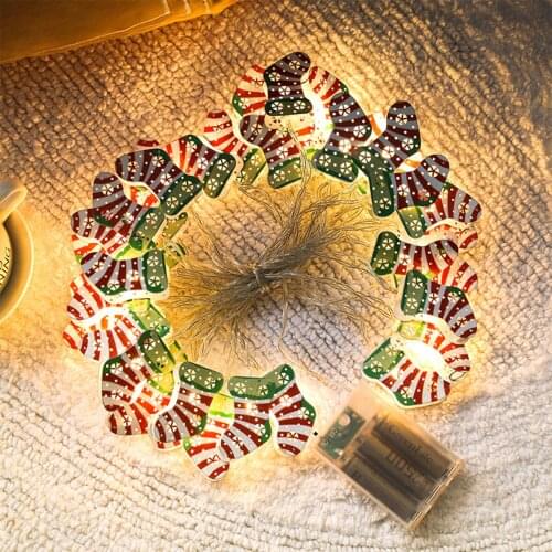 Newest Arrival Christmas Light Christmas Sock Lamp LED Decorative Light Hanging Pendants for Home Office