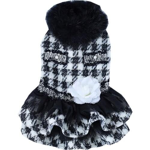 Chihuahua Cat Dress Winter Dog Clothes Puppy Doggie Clothing Small Dog Costume Yorkshire Pomeranian Poodle Schnauzer Dog Outfit