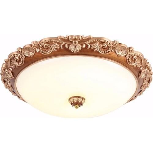 Ceiling Lamp European Style Retro Bedroom Lamp LED Round Creative Personality Light Dining Room Light Aisle Lamp