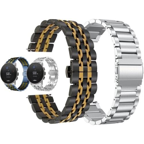 For Suunto 9 Peak Watch Classic Metal Strap Band Wristband Watchband Stainless Steel Bracelet Belt Replace Accessories