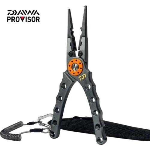 2021 DAIWA Fishing Pliers Fishing Tools Line Cutter Knot Aluminum Alloy Scissors Hook Remover 150g 20CM Fishing Equipment