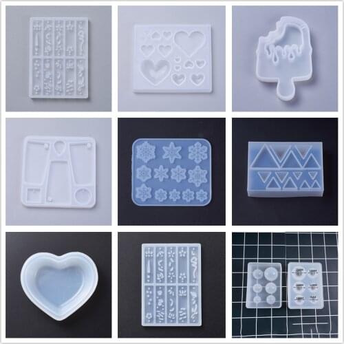 Silicone Molds Epoxy Resin Casting Molds For UV Resin DIY Jewelry Crafts Making Accessories Tools
