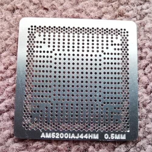 BGA Stencil For AM5200IAJ44HM AM5000IBJ44HM AM5100IBJ44HM EM2100ICJ23HM AT1450IDJ44HM EM6010IUJ23JB EM6110ITJ44JB Direct Heating