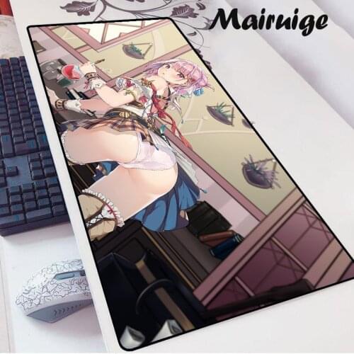 XGZ 80x40 Large Mouse Pad Anime Sexy Desktop Computer Accessories XXL PC Gamer Mousepad Kawaii Girl Gaming Desk Mat Game Carpet
