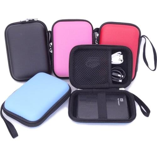 HOT EVA HDD Bag Hard Disk Case Zipper Pouch External Hard Drive Disk Protector Cover Bag Power bank Mobile HDD EVA Storage Box