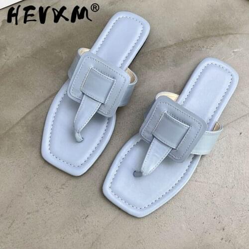 2021 Fashion Clip Toe Slippers Woman Summer Flats Causal Beach Shoes Luxury Sandals Women Flip Flops Big Size 42