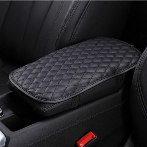 Car Anti-Scratch And Wear-Resistant Protective Anti-Dirty Leather Armrest Box Mat Accessories For Tesla Model 3 Ford Ranger