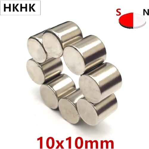 Diametrically Neodymium Magnet 10x10 mm diametrical neodymium magnet 10mm x 10mm Magnetic encoder magnet