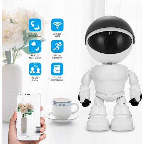 1080P Smart Robot IP Camera Home Security Wifi Camera 2MP Night Vision Baby Monitor CCTV Camera Robot Intelligent Tracking