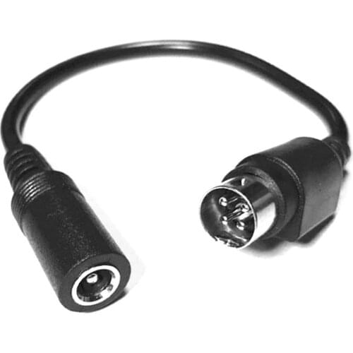 TORLINSE DC female head conversion line 5.5* 2.1mm female head round port 4 needle suitable for Hikvision video recorder adapter