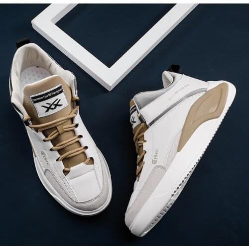 2020mens trend for sneackers autumn sport size running top high casual chunky platform white leather sneaker sports school new