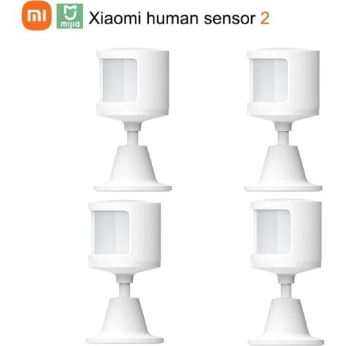 New Xiaomi Mijia Human Body Sensor 2 with Holder Body Movement Monitor Intelligent Linkage Work with Mijia APP for Smart Home