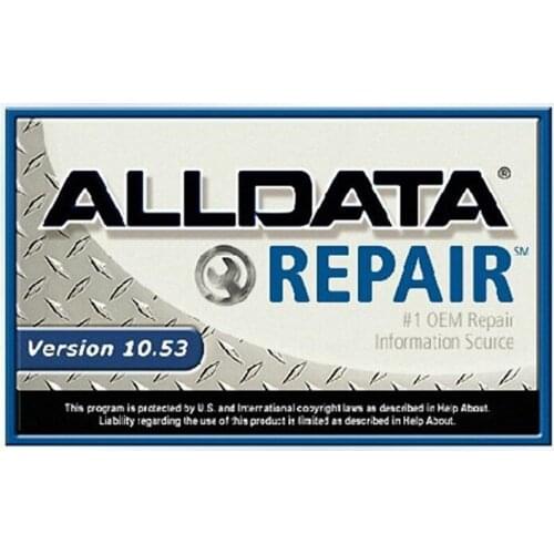 Alldata 10.53 576GB Auto Repair Software in 640G hdd data car repair software