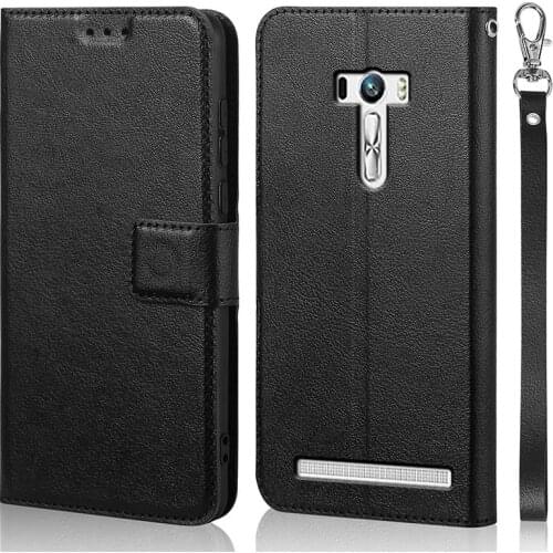Shockproof Case for Fundas Asus ZenFone Selfie ZD551KL Phone Case flip leather Case Mobile silicone Shell Cover with card slots