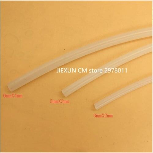 5meter Silicone ink tube soft pipe hose 4*2mm 5*3mm 6*4mm tubing for ink pump /cap top/ syringe Roland Mutoh Mimaki Xuli printer