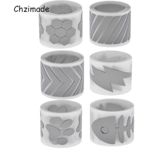 Chzimade 6Pcs/lot Reflective Sticker Hot Stamping Foil Heat Transfered Vinyl Film For Clothes DIY Iron On Fabric Tapes Crafts