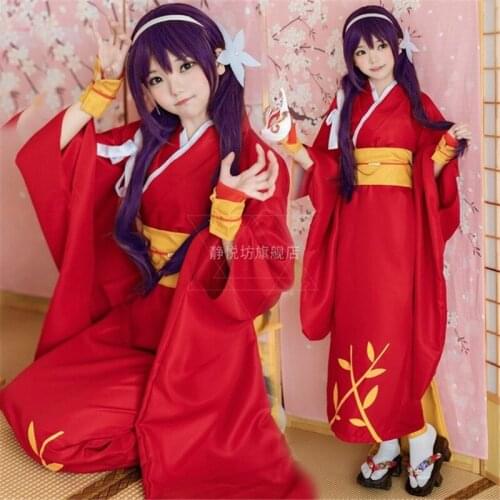 Traditional Japanese Anime Bungou Stray Dogs Cosplay Costumes Kimono Halloween Carnival Party Yukata Haori Clothes
