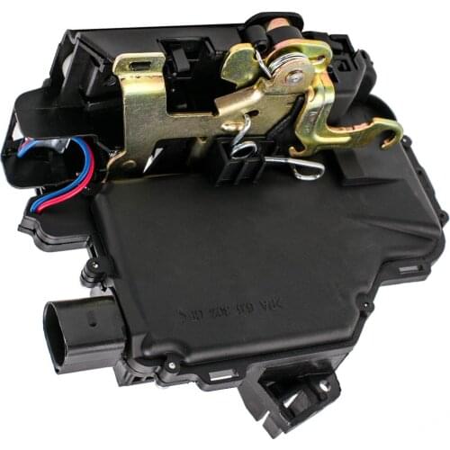 For VW POLO 9N CADDY III DOOR LOCK MECHANISM REAR RIGHT SIDE 3B4839016AG 6 pins