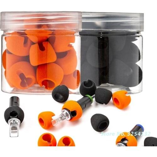270A 20Pcs Tattoo Cartridge Needles Round Liner Foam Cover Grip for Rotary Tattooing Pen Supply Compatible with Hawk Style