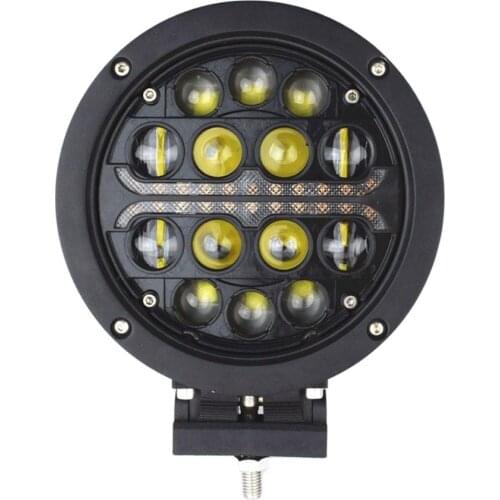 LM 7 inch 60W IP67 DRL LED Work Light for Motorcycle Tractor Trailer Boat Off Road 4WD 4x4 Truck SUV ATV Tractor Boat