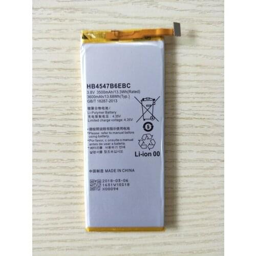 AZK 3500mAh High Quality HB4547B6EBC Battery For Huawei Ascend Honor 6 Plus PE TL20 UL00 TL10 CL00 Battery + Tracking Code