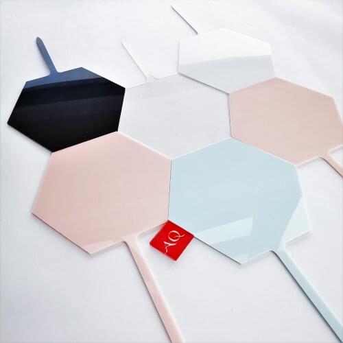 Acrylic Happy Birthday Cake Topper No Texts Blank Plain Acrylic Board For Wedding Birthday Party Cake Decorations