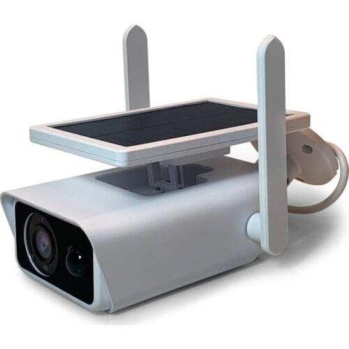 Wireless solar surveillance camera low power consumption camera HD WiFi waterproof plastic gun