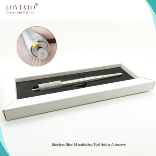 Autoclave Microblading Tool Holder Campass Type Stainless Steel tattoo pen3D Eyebrow Eccentric manual tools pmu makeup machine