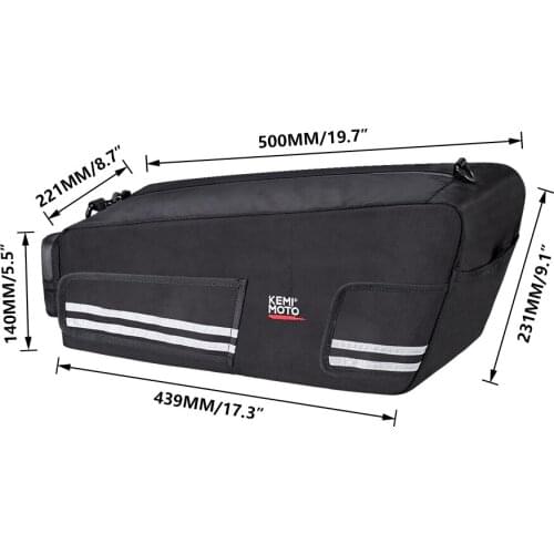 Under Seat Bag Seat Bag Motorcycle Waterproof Motorcycle Bags Backpack Luggage Rear Back For Honda Ruckus Zoomer 2010 - 2019