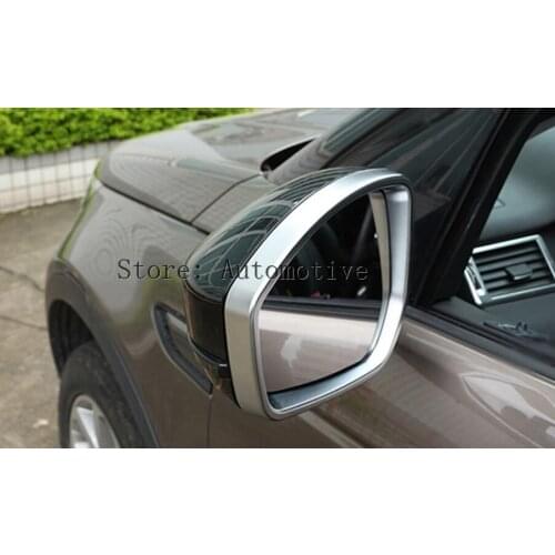 For Land Rover Discovery 5 2017 Car-styling ABS Matte Chrome Exterior Accessories Side Rearview Mirror Frame Trim Set of 2pcs