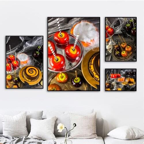 Sweet Lollipop Canvas Painting Posters And Prints Living Room Wall Art Pictures Modern Halloween Gifts Children Room Decoration