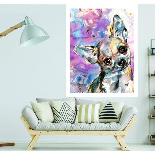 Colorful chihuahua 3d DIY Diamond Painting Full Square Round Diamond Embroidery dog Animal pet Cross Stitch Rhinestones YG1964