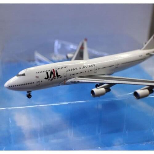 Diecast Aircraft 1/400 Scale Boeing 747-400 JA8085 Japan JAL Airliner Adult Collection Static Display Boy Gift Mini Toys