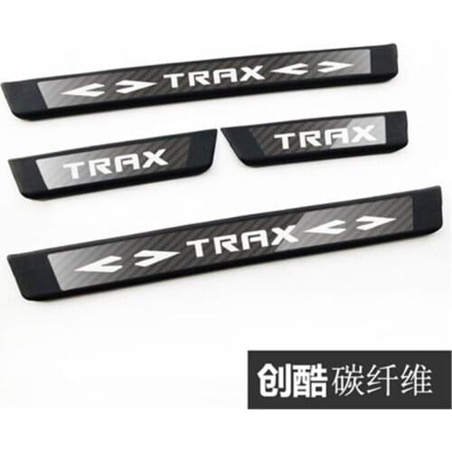 Stainless steel Scuff Plate/Door Sill Plate Door Sill Welcome Pedal For Chevrolet Trax 2014-2018 Car Styling