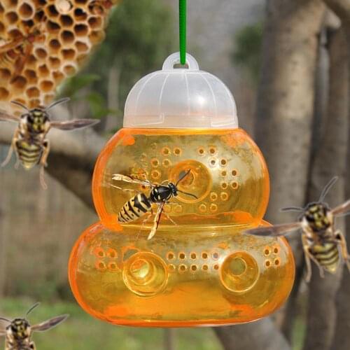 Pokich Fly Beehive Wasp Trap Hornets Wasp Repellent Bees Catcher Hanging Traps For Home Garden