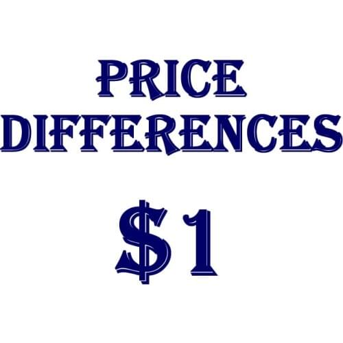Price differences $1